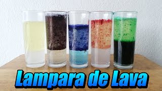 Experimento 5 Formas de hacer una lampara de lava [upl. by Behlau]