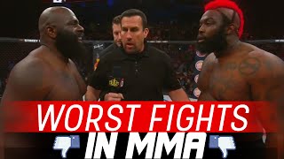 The Worst Fights In MMA [upl. by Porta]