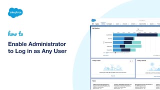 Enable Administrator to Log in as Any User  Salesforce Developer Support [upl. by Meikah]