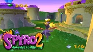 Lets Play Spyro 2 Gateway to Glimmer Part 1  Intro  Glimmer [upl. by Ilamad]