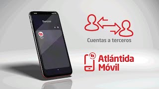 Transferencias a Terceros a través de Atlántida Móvil  Banco Atlántida [upl. by Nwahsid89]