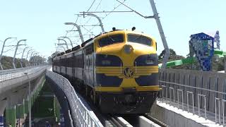 Caulfield  Dandenong diesel shuttles with X31 amp B74 [upl. by Kermit]