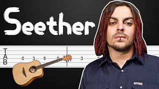 Remedy  Seether Guitar Tutorial Guitar Tabs Guitar Lesson [upl. by Aplihs]