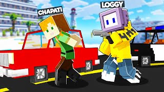 LOGGY ARRESTED ME IN NEW CITY  MINECRAFT [upl. by Hoopes]