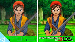 Dragon Quest VIII  3DS vs PS2  Side by Side [upl. by Derte]