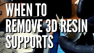 When To Remove 3D Resin Model Supports  Before Or After Curing [upl. by Nave]