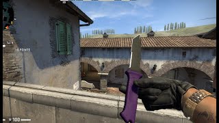 Ursus Knife  Ultraviolet Field Tested033 Skin Showcase and gameplay with rare animation [upl. by Arel]