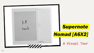 Supernote Nomad A6X2 A Visual Tour [upl. by Edmond]