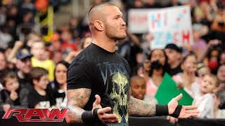 Randy Orton “jokes around” with The Authority Raw March 9 2015 [upl. by Avner605]