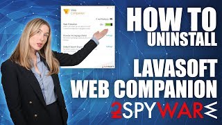 How to uninstall Lavasoft Web Companion [upl. by Ynohtnaed]