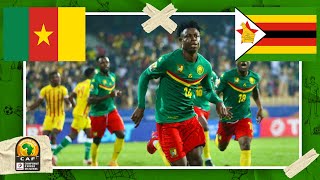 Cameroon vs Zimbabwe  AFRICAN NATIONS CHAMPIONSHIP HIGHLIGHTS  1162021  beIN SPORTS USA [upl. by Rattan]