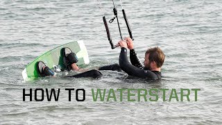 How to waterstart kitesurfing [upl. by Ching]