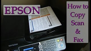 Discover How To Fax Copy amp Scan On An Epson Printer  Simple amp Easy [upl. by Caton979]