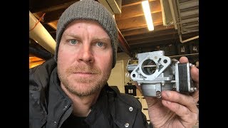 Rejetting a carburetor for a modified outboard [upl. by Geoffry]