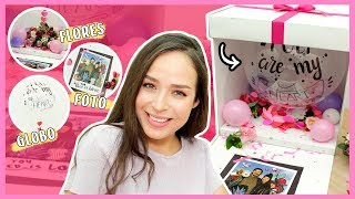 DIY CAJA CON GLOBO SORPRESA  WenDIY [upl. by Waddell]