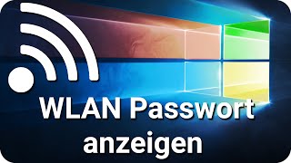 WLAN Passwort anzeigen WiFi Password herausfinden Windows CMD [upl. by Leirua142]