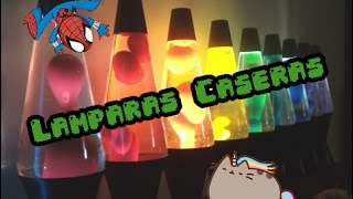 Como Hacer Una Lampara De Lava Casera [upl. by Matless]