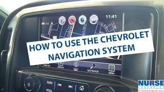 How To Use The Chevrolet Navigation System [upl. by Corvin]