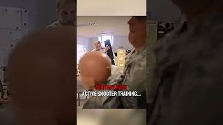 Military base active shooter scenario training‼️🤯 military army combat war [upl. by Yecaw]