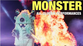 The Masked Singer Monster All Clues Performances amp Reveal [upl. by Serra731]