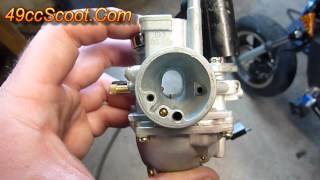 TwoStroke Scooter  ATV Carburetor Settings And Adjustments 1of4  Basics Overview [upl. by Eenaj]