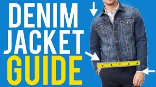 Denim Jacket Fit Guide For Men  The Correct Way to Wear It [upl. by Guimond]