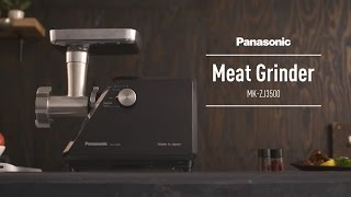 Introducing the new Panasonic MKZJ3500 Meat Grinder [upl. by Nannek446]