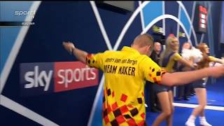 Dimitri Van den Bergh  PDC 2018 Walk on [upl. by Rehpotsirahc]