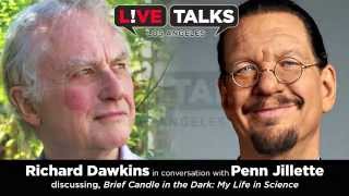 Richard Dawkins in conversation with Penn Jillette at Live Talks LA [upl. by Raimondo]