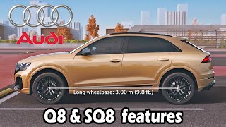 Audi Q8 Features explained amp animated [upl. by Leugimesoj]