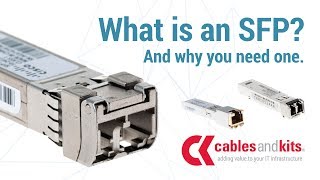 What is an SFP All things optical transceivers [upl. by Affrica600]