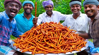 POTATO STICKS  Crispy Potato Fry Recipe Cooking In Village  Aloo Snacks  Potato Snack Recipe [upl. by Ehud719]