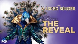 The Peacock Is Revealed  Season 1 Ep 10  THE MASKED SINGER [upl. by Gem68]