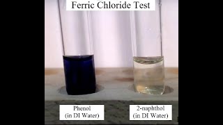 Ferric Chloride Test for Phenols [upl. by Kano]