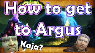 World of Warcraft  How to get to Argus [upl. by Hogue690]