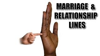 MARRIAGE amp RELATIONSHIP LINES Female Palm Reading Palmistry 101 [upl. by Urba711]