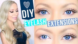 DIY Eyelash Extensions [upl. by Pascoe261]