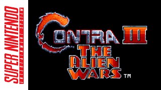 SNES Contra III The Alien Wars 1992 Longplay 2 Players [upl. by Lais932]