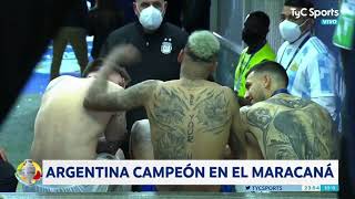 Messi Neymar y Paredes y una charla post final [upl. by Melburn]