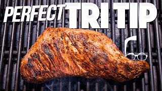 PERFECT TRI TIP ON THE GRILL EASY STEAK RECIPE  SAM THE COOKING GUY [upl. by Delfeena]