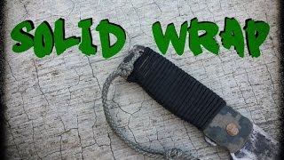 Paracord Wrap For SOLID HANDLES [upl. by Fortunna]