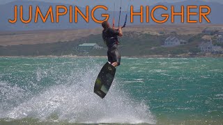 Jumping Higher Kiteboard Tutorial inc landing heli loops launching conditions amp safety [upl. by Nolyat]