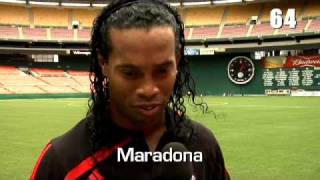 90 Seconds with Ronaldinho [upl. by Ellerol]