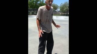 Old man skateboard tricks  gnarly Neal [upl. by Nired975]