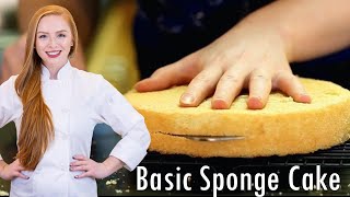 HowTo Make Perfect Sponge Cake  Как Приготовить Бисквит [upl. by Yelnet]