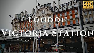 London Victoria Station Walk Through England 4K [upl. by Revorg554]