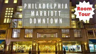 Philadelphia Marriott Downtown  Room Tour [upl. by Nilyaj]