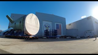 Newport News Shipbuilding Delivers First ColumbiaClass Stern [upl. by Calbert306]