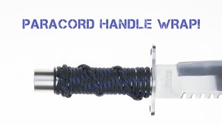 How to Wrap a Handle with Paracord [upl. by Peskoff]