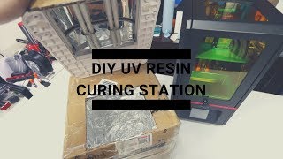 DIY 30 Curing Station for Resin 3D Prints [upl. by Fiore]